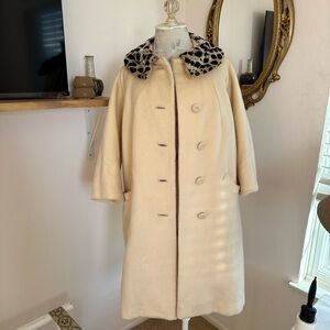 RARE Vintage (1960s?) Saks Fifth Avenue Women’s Coat w/Real Fur